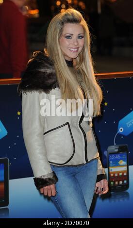 Nicola McLean participe à la soirée d'ouverture de Winter Wonderland, à Hyde Park, dans le centre de Londres Banque D'Images