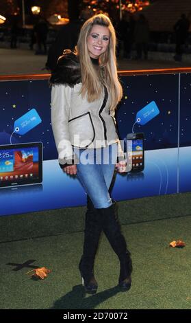 Nicola McLean participe à la soirée d'ouverture de Winter Wonderland, à Hyde Park, dans le centre de Londres Banque D'Images