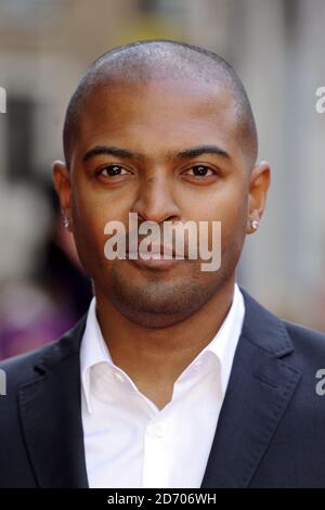 Noel Clarke arrive à la première mondiale de Fast Girls à l'Odeon West End à Leicester Square, Londres. Banque D'Images