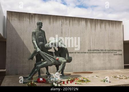 Sachsenhausen, Oranienburg, Allemagne - 13 juillet 2017 : caserne juive et musée dans le camp nazi de Sachsenhausen. Environ 200,000 personnes ont traversé la Saxe Banque D'Images