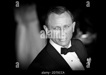 Daniel Craig assistait à la première de Skyfall, au Royal Albert Hall, dans l'ouest de Londres. Banque D'Images