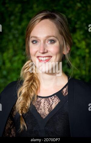 Hattie Morahan assistant au 58e London Evening Standard Theatre Awards en association avec Burberry, au Savoy Hotel de Londres. Banque D'Images