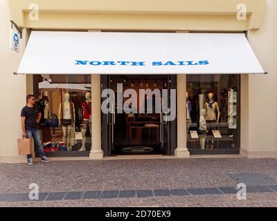 ROME, ITALIE - 27 JUILLET 2015. North Sails Clothing Store à Rome, Italie Banque D'Images