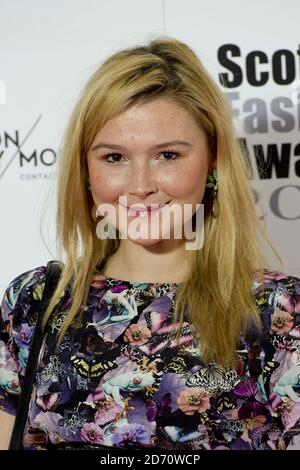 Amber Atherton assiste aux Scottish Fashion Awards, au 8 Northumberland dans le centre de Londres. Banque D'Images