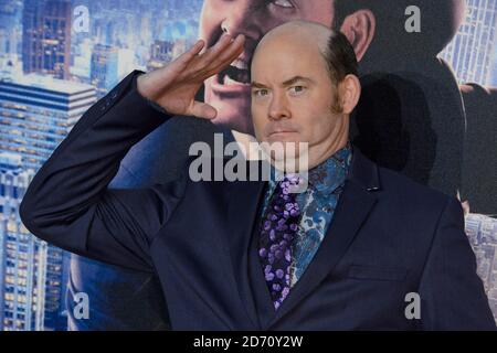 David Koechner assiste à la première de Anchorman 2: The Legend continue, au vue Cinema de Leicester Square, Londres Banque D'Images