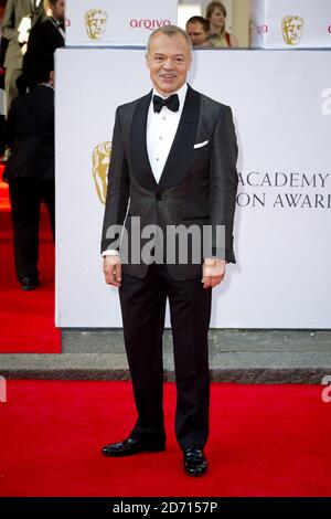 Graham Norton arrive aux Arqiva British Academy Television Awards 2014 au Theatre Royal, Drury Lane, Londres. Banque D'Images