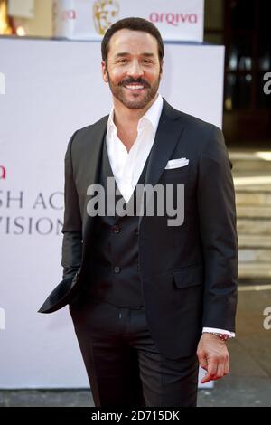 Jeremy Piven arrive aux Arqiva British Academy Television Awards 2014 au Theatre Royal, Drury Lane, Londres. Banque D'Images