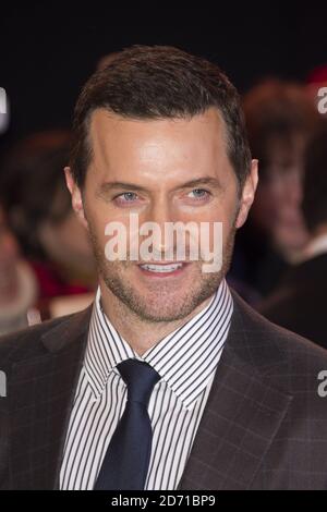 Richard Armitage arrivée au Hobbit : première mondiale de la bataille des cinq armées tenue à Odeon Leicester Square et Empire IMAX, Londres Banque D'Images