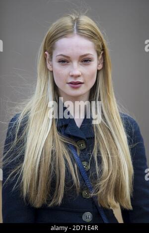 Hannah Dodd participe au salon de mode Burberry Prorsum qui s'est tenu à Perks Field, Kensington Gardens, Londres, W2 dans le cadre de la semaine de mode de Londres automne-hiver 2015 Banque D'Images