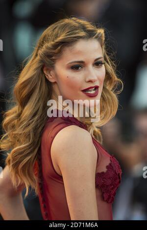 Giulia Elettra Gorietti participe à la première d'UN grand Splash, au 72e Festival du film de Venise à Venise, en Italie. Banque D'Images