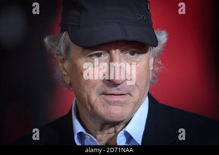 Robert de Nero arrive à la première de l'Intern, au cinéma vue à Leicester Square, Londres. Banque D'Images