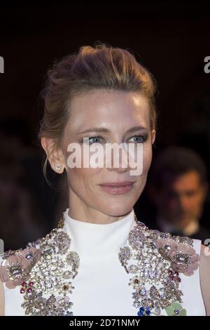 Cate Blanchett participe aux prix du BFI London film Festival, à Banqueting House à Londres. APPUYEZ SUR ASSOCIATION photo. Date de la photo: Samedi 17 octobre 2015. Le crédit photo devrait se lire: Matt Crossick/PA Wire Banque D'Images