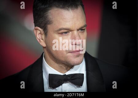Matt Damon assistera aux EE British Academy film Awards à l'Opéra Royal, Bow Street, Londres Banque D'Images