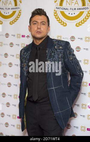 Paul Danan assiste aux National film Awards, au Dorchester Hall, dans l'ouest de Londres. Banque D'Images