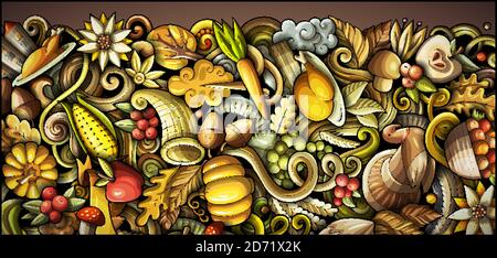 Illustration du jour de Thanksgiving Illustration de Vecteur