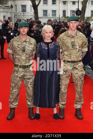 Helen Mirren assister à la première Eye in the Sky Royaume-Uni Tenue à Curzon Mayfair à Londres Banque D'Images