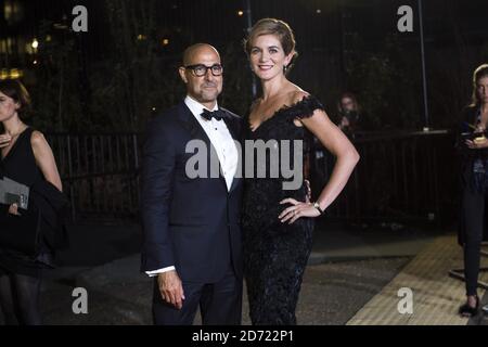 Stanley Tucci et Felicity Blunt arrivent aux GQ Men of the Year Awards 2016 qui se tiennent au Tate Modern de Londres. Date de la photo: Mardi 6 septembre 2016. Le crédit photo devrait se lire: Matt Crossick/ EMPICS Entertainment. Banque D'Images