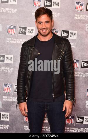 Danny Cipriani participe au lancement de la NFL House, à Holborn, à Londres. Date de la photo: Jeudi 20 octobre 2016. Le crédit photo devrait se lire: Matt Crossick/ EMPICS Entertainment. Le site sera ouvert pendant 10 jours pour célébrer les trois matchs de la NFL qui auront lieu à Londres en octobre. Banque D'Images
