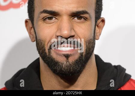 Craig David pendant le Jingle Bell ball de Capital avec Coca-Cola à l'O2 Arena de Londres. Date de la photo: Samedi 3 décembre 2016. Le crédit photo devrait se lire: Matt Crossick/ EMPICS Entertainment. Banque D'Images