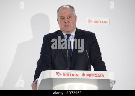 Andrew R. T. Davies AM lors du Forum conservateur du printemps 2017 qui s'est tenu au stade SSE SWALEC à Cardiff, au pays de Galles. Date de la photo: Vendredi 17 mars 2016. Le crédit photo devrait se lire: Matt Crossick/ EMPICS Entertainment. Banque D'Images