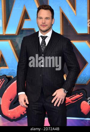 Chris Pratt participe à la première européenne des gardiens de la Galaxie vol. 2 qui s'est tenue à l'Eventim Apollo, Londres. Date de la photo: Lundi 24 avril 2017. Le crédit photo devrait se lire: Matt Crossick/ EMPICS Entertainment Banque D'Images