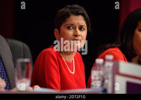 Baronne Sharmishta Chakrabarti photographiée lors de la conférence du Parti travailliste à Brighton. Date de la photo: Mardi 26 septembre 2017. Le crédit photo devrait se lire: Matt Crossick/ EMPICS Entertainment. Banque D'Images