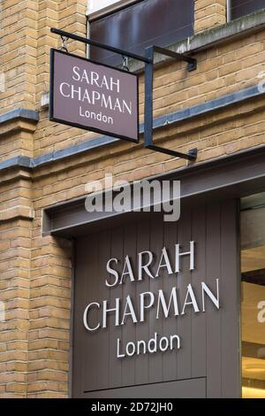 Vue générale la clinique de beauté Sarah Chapman au large de King's Road, à l'ouest de Londres, que Meghan Markle est censé fréquenter. Date de la photo: Mercredi 17 janvier 2018. Le crédit photo devrait se lire: Matt Crossick/ EMPICS Entertainment. Banque D'Images