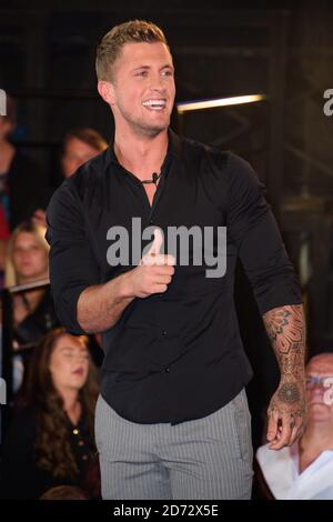 DaN Osborne lors de la finale de Celebrity Big Brother 2018, aux studios Elstree à Hertfordshire. Date de la photo: Lundi 10 septembre 2018. Le crédit photo devrait se lire: Matt Crossick/ EMPICS Entertainment. Banque D'Images