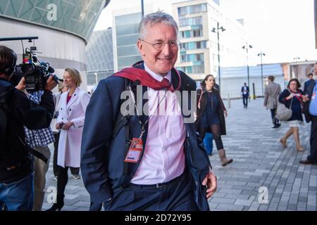 Le député Hilary Benn arrive à la conférence annuelle du Parti travailliste à l'Arena and Convention Centre (ACC), à Liverpool. Date de la photo: Lundi 24 septembre 2018. Le crédit photo devrait se lire: Matt Crossick/ EMPICS Entertainment. Banque D'Images