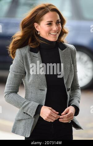 Kate Middleton, la duchesse de Cambridge, arrive pour une visite à l'entraîneur Core Essex à Basildon, Essex. Date de la photo: Mardi 30 octobre 2018. Le crédit photo devrait se lire: Matt Crossick/ EMPICS Entertainment. Banque D'Images