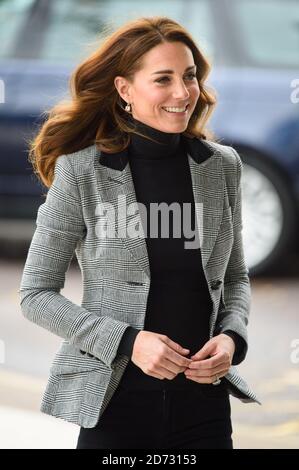 La duchesse de Cambridge arrive pour une visite à l'entraîneur Core Essex à Basildon, Essex. Date de la photo: Mardi 30 octobre 2018. Le crédit photo devrait se lire: Matt Crossick/ EMPICS Entertainment. Banque D'Images