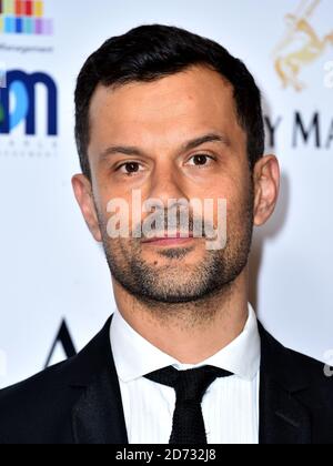 Dimitri Doganis participant au 39e prix du film cercle des critiques de Londres À l'hôtel May Fair de Londres Banque D'Images