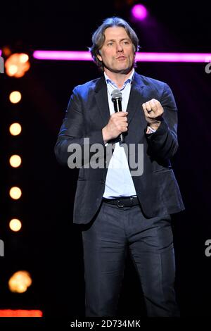 John Bishop qui joue pendant la soirée comédie Teenage cancer Trust, au Royal Albert Hall, Londres. Date de la photo: Mercredi 27 mars 2019. Le crédit photo devrait se lire: Matt Crossick/Empics Banque D'Images