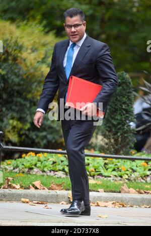 Alok Sharma, secrétaire au développement international, arrivant pour une réunion du Cabinet à Downing Street, Londres. Date de la photo: Mardi 29 octobre 2019. Le crédit photo devrait se lire: Matt Crossick/Empics Banque D'Images