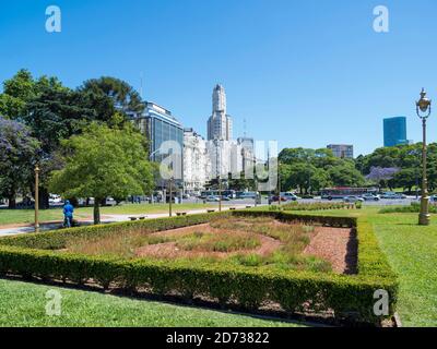 Le quartier Retiro, Edificio Kavanagh construit le 1934- 1936 sur Calle Florida. Buenos Aires, la capitale de l'Argentine. Amérique du Sud, Argentine, Novembe Banque D'Images