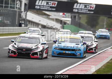 6 GUERRIERI Esteban (arg), ALL-INKL.DE Munnich Motorsport, Honda Civic TCR, action et 68 EHRLACHER Yann (fra), Cyan Performance Lynk and Co, Lynk an Banque D'Images