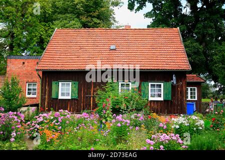 Haus près du manoir Gartow, Lüchow-Dannenberg, Gartow, Basse-Saxe, Allemagne, Europe Banque D'Images