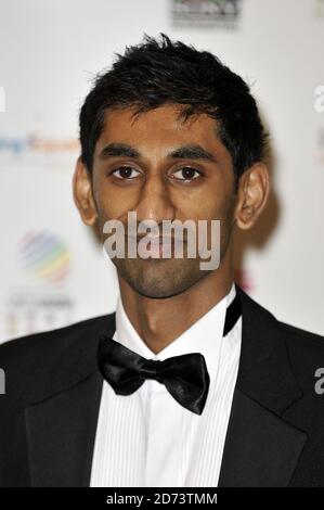 L'entraîneur de l'année Nominee Sivakumar Renganthan arrive aux Change4Life British Asian Sports Awards, à l'hôtel Grosvenor House dans le centre de Londres. Banque D'Images