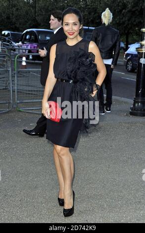 Myleene Klass arrive à la fête d'été de la Serpentine Gallery, à Hyde Park, dans le centre de Londres. Banque D'Images