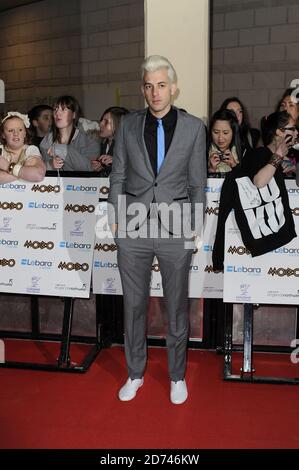 Mark Ronson arrive aux MOBO Awards, à l'Echo Arena de Liverpool. Date de la photo : 20 octobre 2010. M maladie croisée/EMPICS Banque D'Images