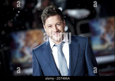 Matt Cardle arrive pour la première des chroniques de Narnia: Le Voyage de l'Aube TReader à l'Odeon Leicester Square, centre de Londres Banque D'Images