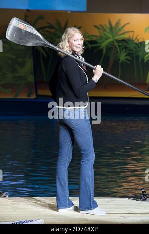 Jodie Kidd ouvre le London Boat Show, au centre Excel de l'est de Londres. Banque D'Images