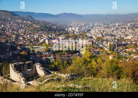 Bosnie-herzégovine, Sarajevo, la ville de Sarajevo Banque D'Images