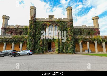 Le palais de justice du château Lincoln, qui abrite actuellement le tribunal de la Couronne de Lincoln, ville de Lincoln, Lincolnshire, Angleterre, Royaume-Uni Banque D'Images