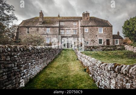 Stanhope Old Hall Grade II bâtiment classé dans le comté de Durham Banque D'Images