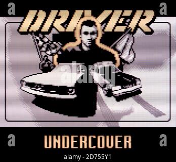 Driver Undercover - Nintendo Game Boy Color Videogame - Editorial à utiliser uniquement Banque D'Images