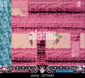 Indiana Jones et la machine infernale - Nintendo Game Boy Jeu vidéo couleur - usage éditorial uniquement Banque D'Images