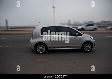 Voiture en mouvement Banque D'Images