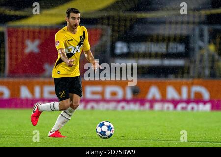 BREDA, pays-Bas. Le 20 octobre 2020. Football, NAC Rat VerleghStadium, Ligue Dutch Jupiler, saison 2020/2021, joueur NAC Roger Riera pendant le match NAC - Cambuur Credit: Pro Shots/Alay Live News Banque D'Images