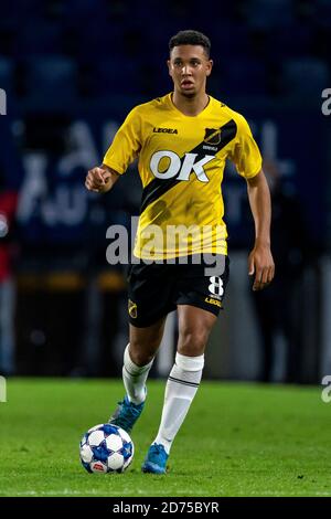 BREDA, pays-Bas. Le 20 octobre 2020. Football, NAC Rat VerleghStadium, Dutch Jupiler League, saison 2020/2021, joueur du CNA Gylermo Siereveld pendant le match NAC - Cambuur Credit: Pro Shots/Alay Live News Banque D'Images